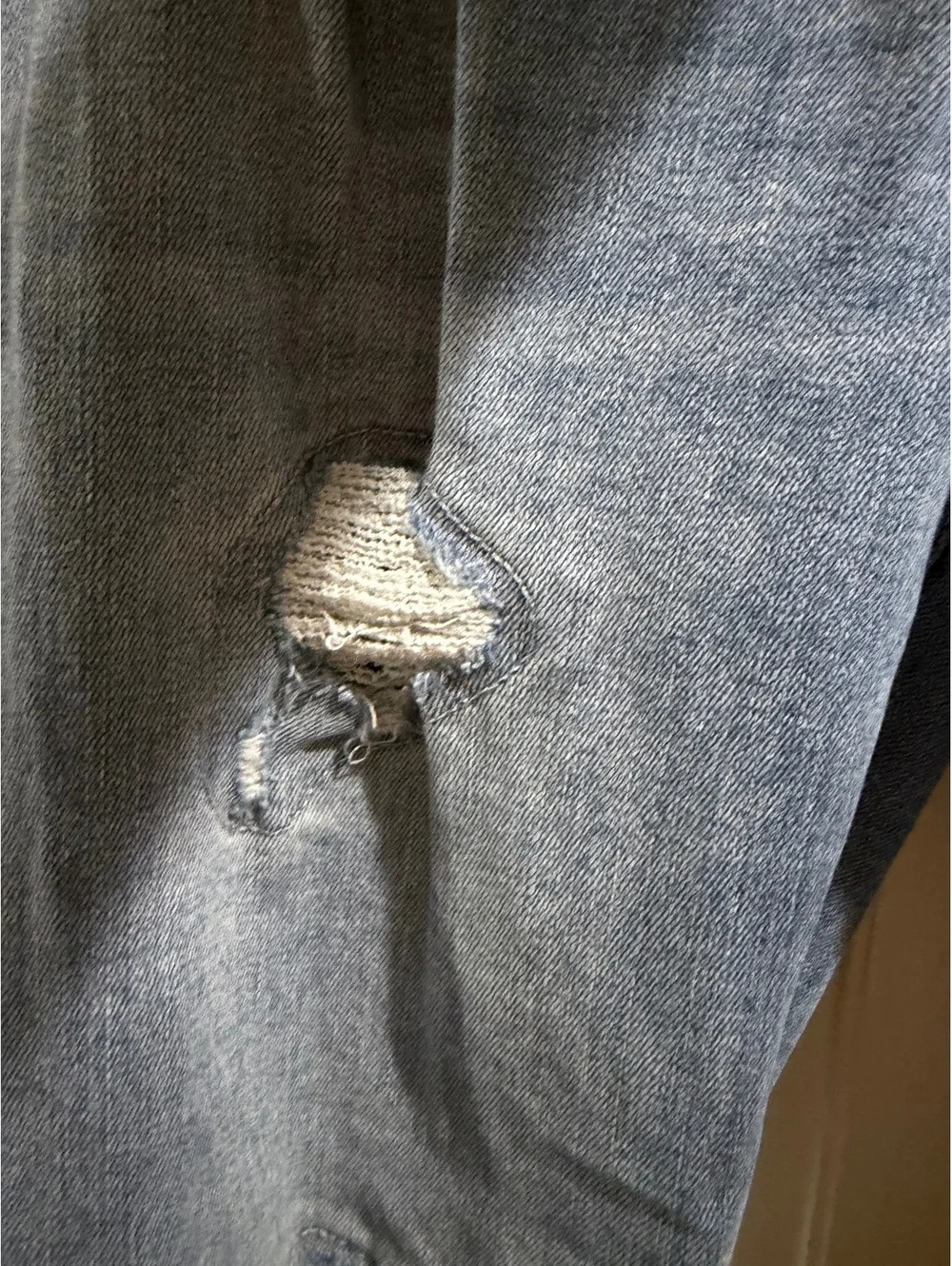 Abercrombie Kids Light Wash Distressed High-Rise Ankle Jean Leggings Size 13/14